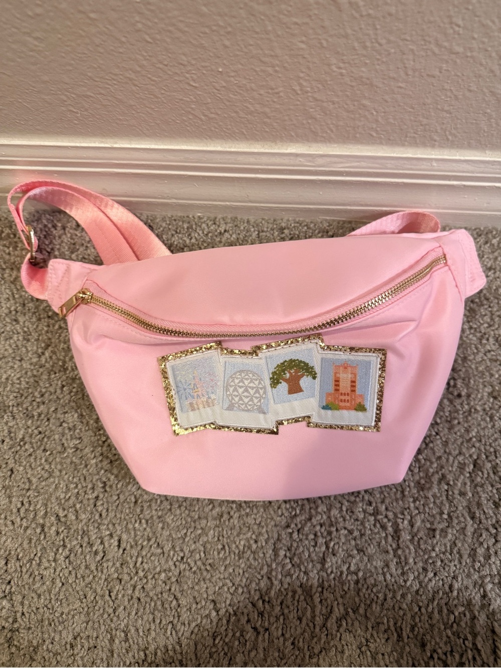 Pink Theme Park Inspired Belt Bag / Fanny Pack – NWOT